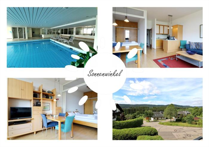 Fewo "Sonnenwinkel" C37 mit Südbalkon im Haus Feldbergblick, Lenzkirch, Innenpool, Sauna