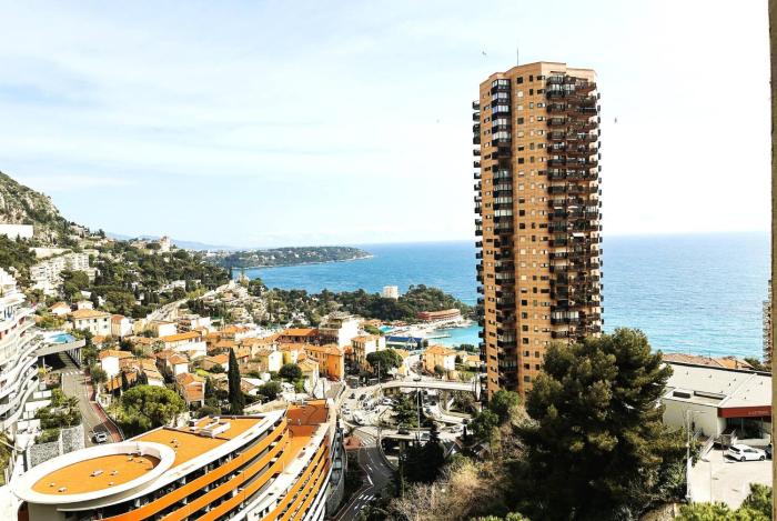 STUDIO BEAUSOLEILMONACO TERRASSE VUE MER Clim et Accès Piscine