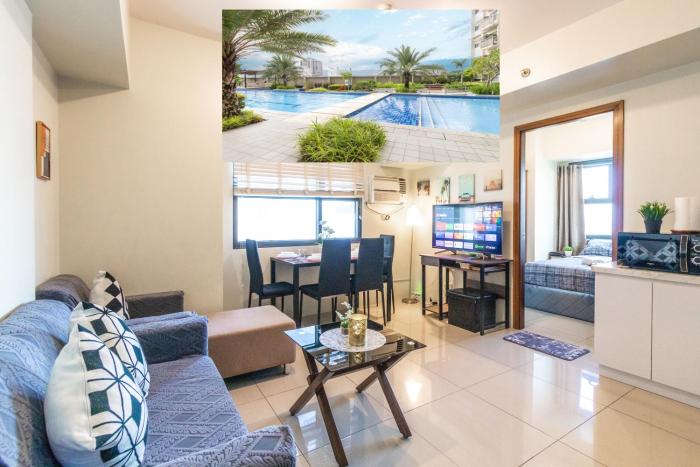 NEW and COZY! Good for 1-5 Guests, 1BR, free Pool & Gym, Kids Place and Billard in Horizon 101