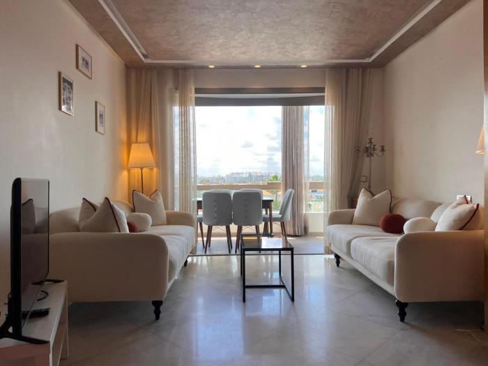 Grand appartement la corniche vue panoramique sur Casablanca