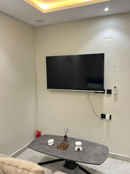 Stylish studio with smart access