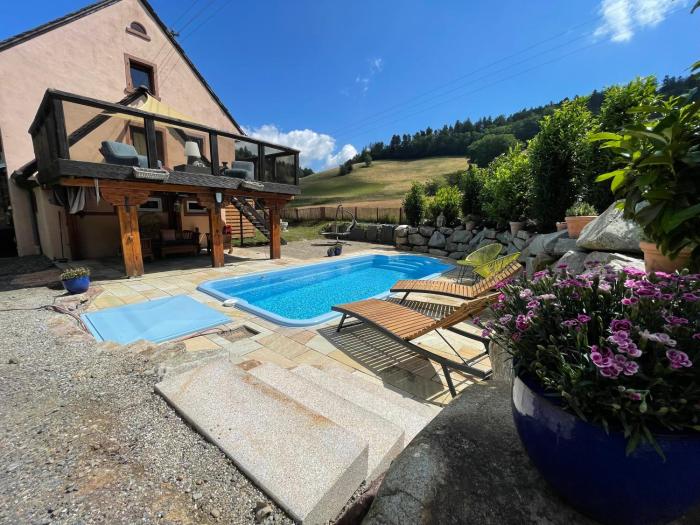 Ferienhaus Kappel mit Pool