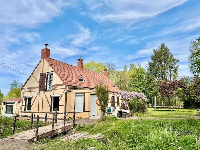 Maison entière sur une île privée, au cœur du marais de Tilques