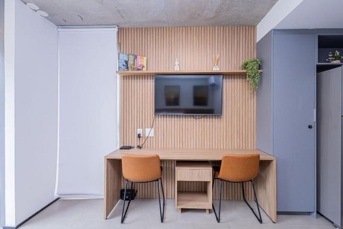 Studio 816 Jardins c Sofá Cama - Luxo