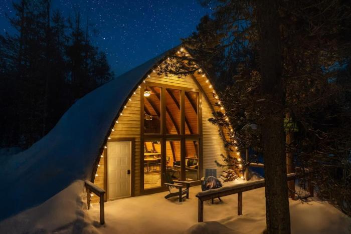 A Frame Hot Tub Couples Getaway