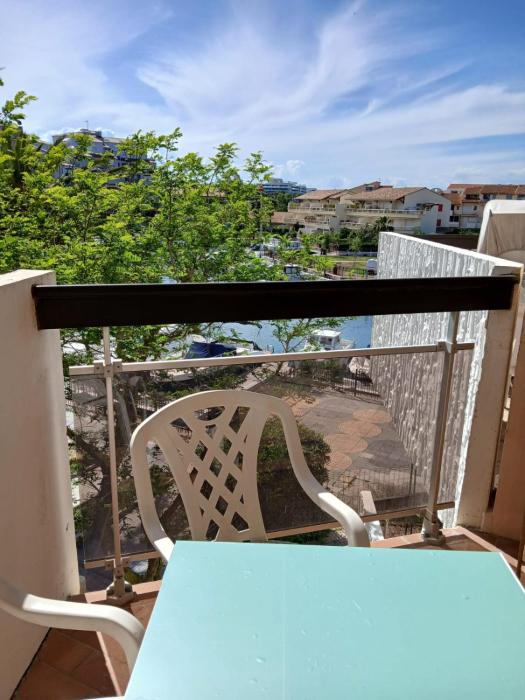 Studio Cabine pour 4 avec Ascenseur – Vue Marina, Plage à 2 Pas