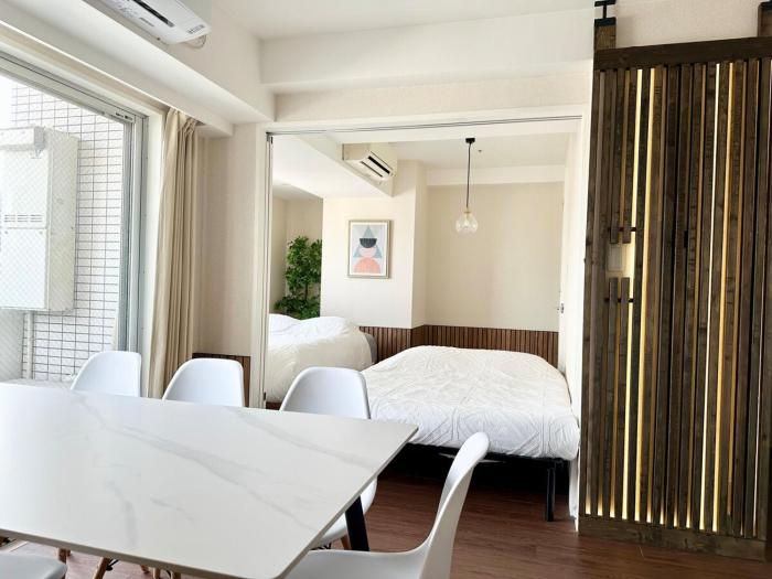 眺望抜群 高層階 錦糸町駅徒歩5分【浅草,秋葉原,新宿,成田,羽田アクセス】プロジェクタWiFi完備