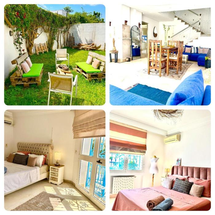 Duplex avec jardin a Sidi Bousaid