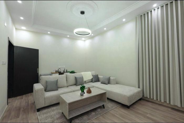 غرفه وصاله بطابع انيق وهادئ