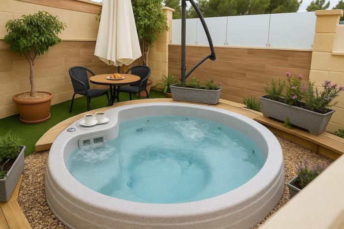 Casa con vistas al mar piscina y jacuzzi