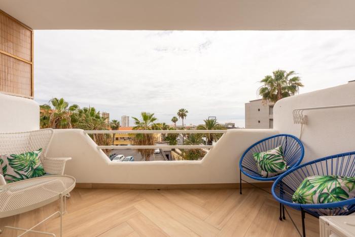 Modern 1BR Ocean View with AC and Pool in Costa Adeje by Aqua Vista Tenerife