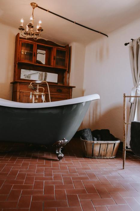 Unique historical home, middle of the village, bath & patio
