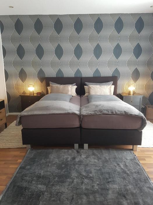 Einführungspreis Gemütliche Auszeit - Designwohnung - 4 Sterne Hotelboxspringbetten - Küche - Familie - Erdgeschoss