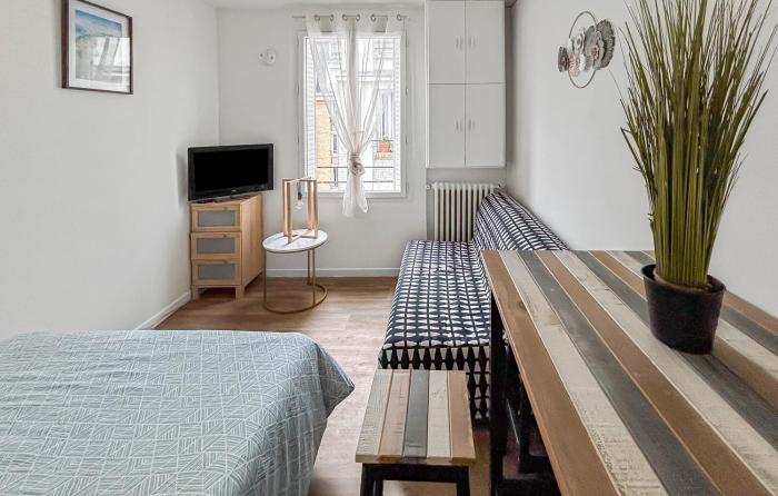 Studio cosy rénové, proche métro & Stade de France