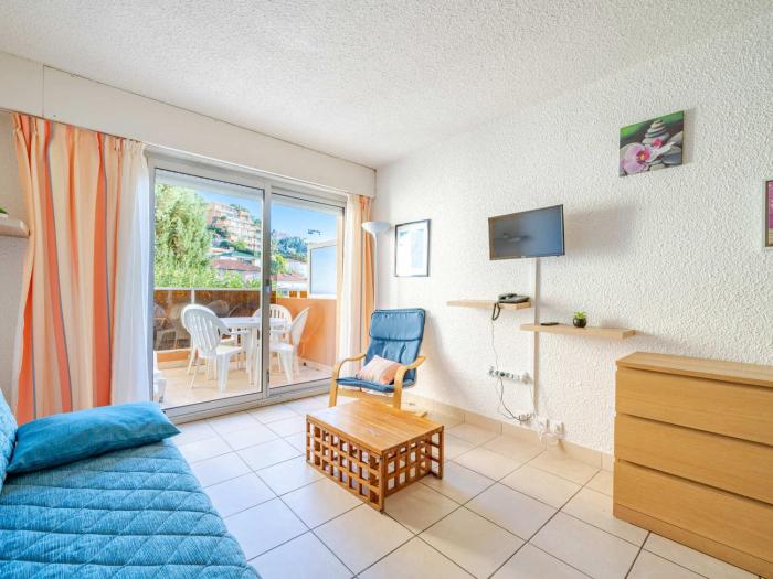 Studio pour 4 avec WiFi, vue mer - FR-1-827-89