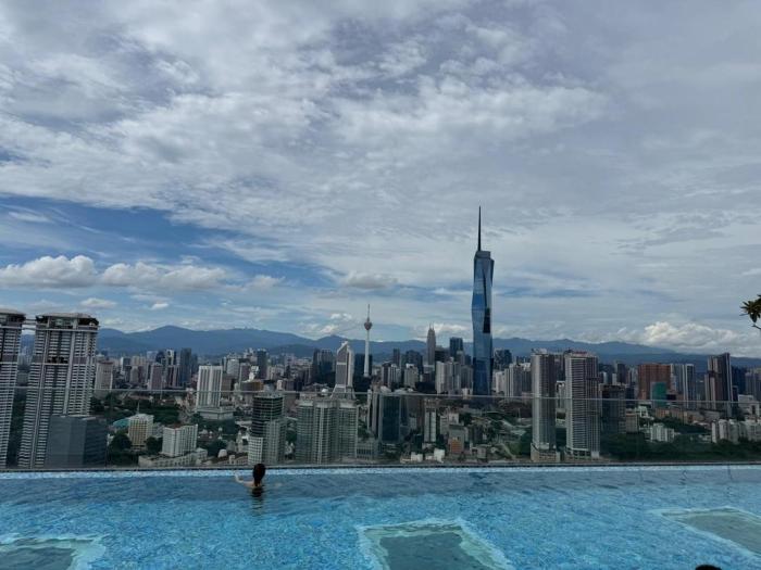 KL Sentral city retreats with KLCC views