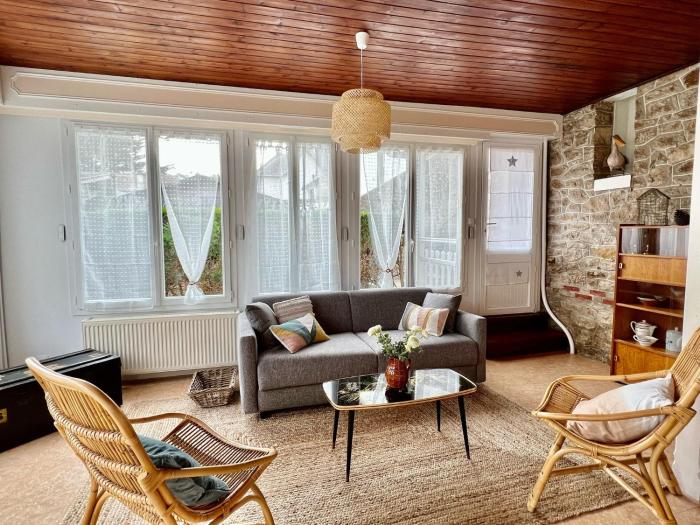 Appartement rdc proche plage, commerces et gare