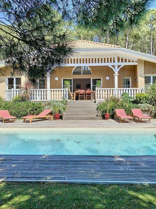 Résidence Atlantic Green - Villa spacieuse avec piscine chauffée pour 6 personnes Lacanau Océan MAE-1011