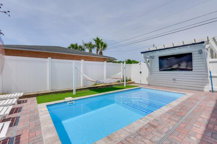 Walk to Laguna Beach PCB Home with Pool Near Gulf!