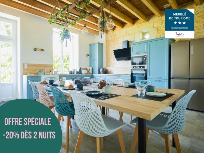 CENTER PARCS à 5min - Idéal Familles & Groupes - 3 parkings - Piscine - Jardin clos - Au calme - Châteaux de la Loire