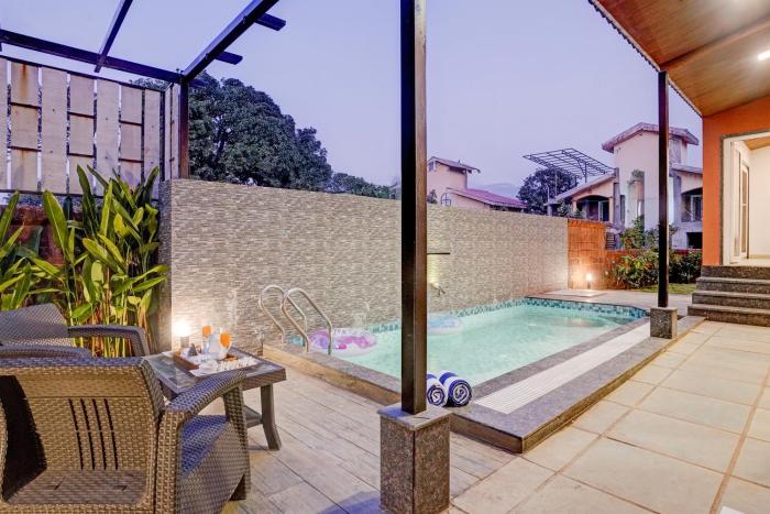 ELIVAAS Irene Ruby 6-BHK Retreat with Private Pools, Gardens, and Balconies