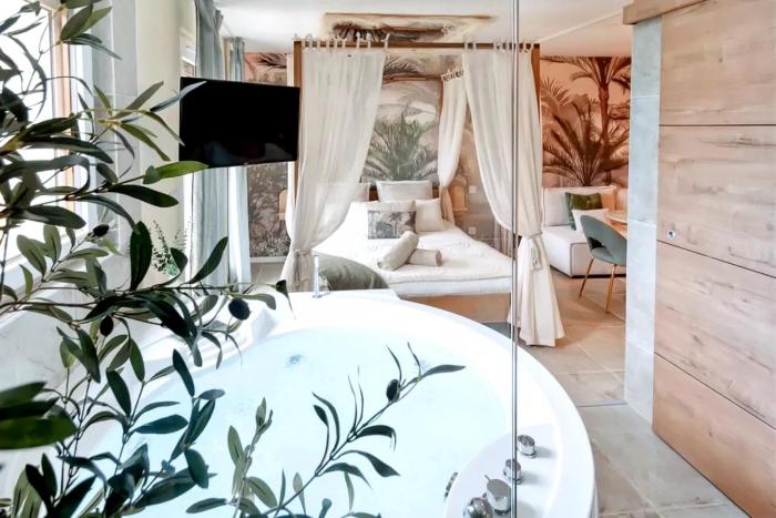 Jardin dEden : Sauna, Balneo & Jardin privatif