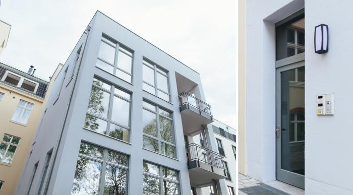 Zentrale, moderne Hamburg City Apartments mit Balkon oder Dachterrasse