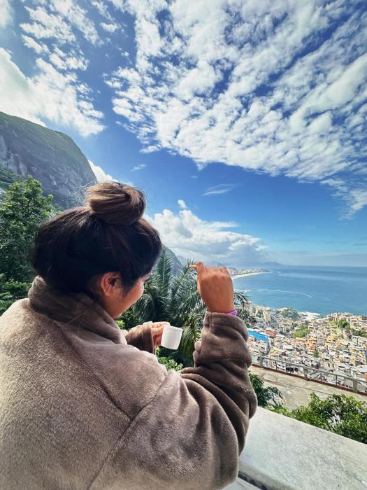 New Years Eve in Rio Ocean View Balcony near Leblon and Ipanema