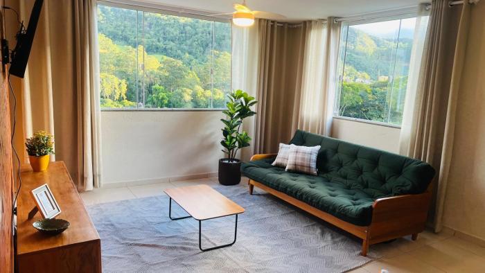 Apartamento novinho e aconchegante em Santa Teresa-ES, próximo da rua de lazer e parque de exposições