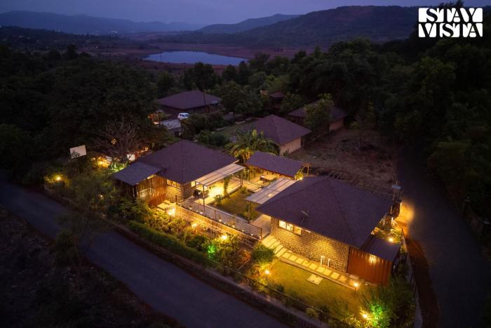 StayVista at Hearth & Haven with lawn, BBQ