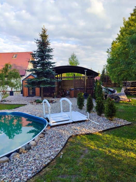 Willa Szymbark - basen, sauna, balia, jacuzzi, dom całoroczny w Szymbarku