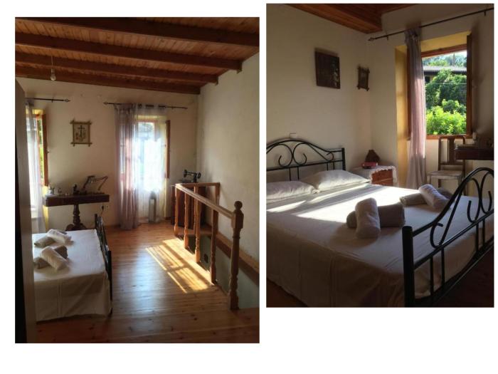 Country traditional house in Corfu village, Greece