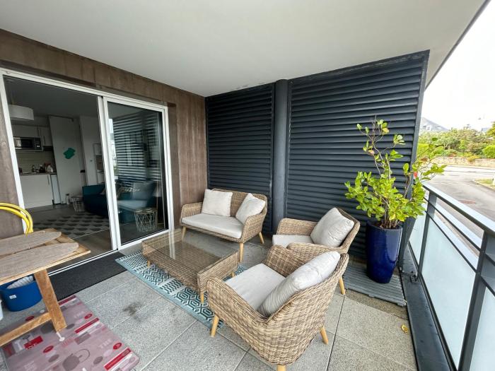 Appartement port du Crouesty avec terrasse et piscine