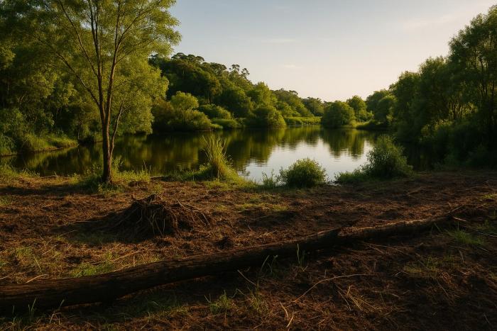 Lake side Caravan site - 1500 square meters of nature & private fishing