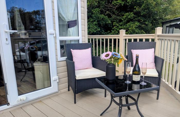 63 The Lea with decking Trevella Holiday Park