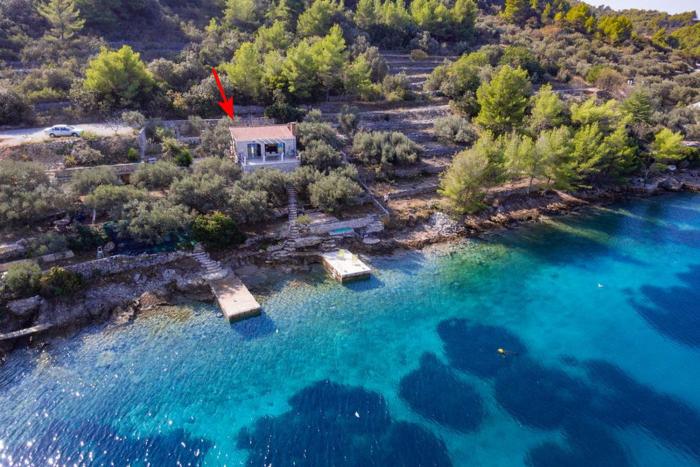 Seaside holiday house Cove Gabrica, Korcula - 24573