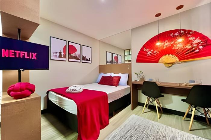 Studio TOKiO, c Ar Condicionado e Vaga de Garagem