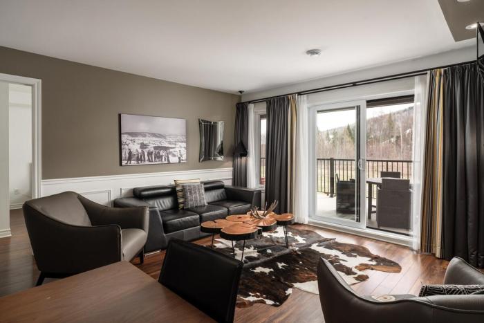 2 bedroom suite with access to Sommet Saint-Sauveur