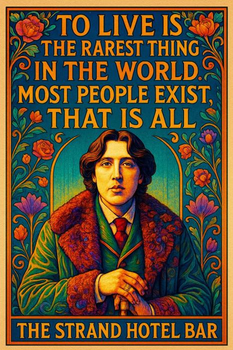 The Strand Hotel, the former residence of Oscar Wilde