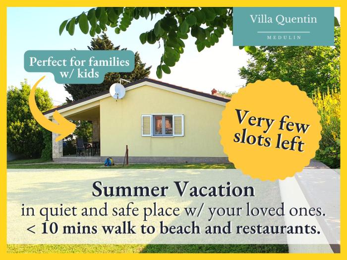 Villa Quentin - quiet place close to beach