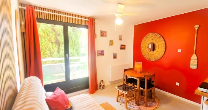 Cosy studio 4 personnes - calme et plages à pied - Bormes les Mimosas