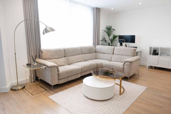 Luxury One Bedroom Apartment Near Canary Wharf with Gym