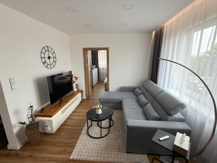 Apartmán s balkónem, klimatizací a infrasaunou