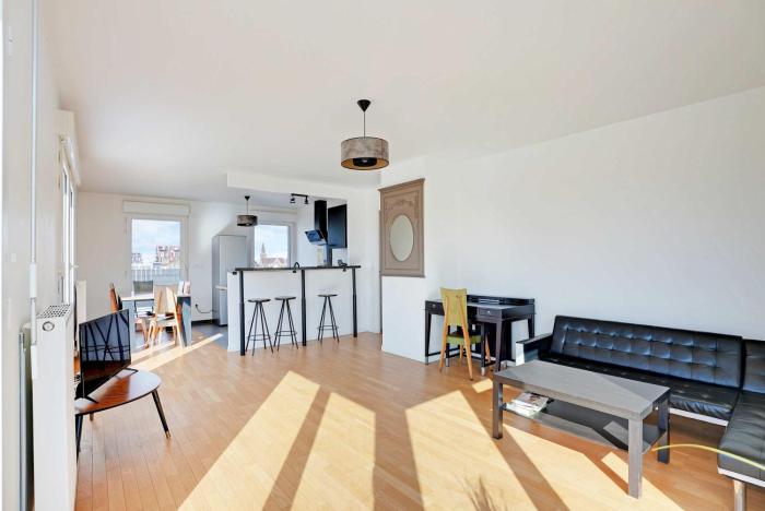 Spacious apartment with terrace - 4BR 8P - Pantin