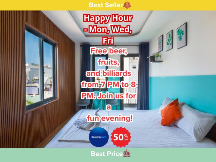 BOO BEACH Hostel , 24-Hour Reception & Free Billiards