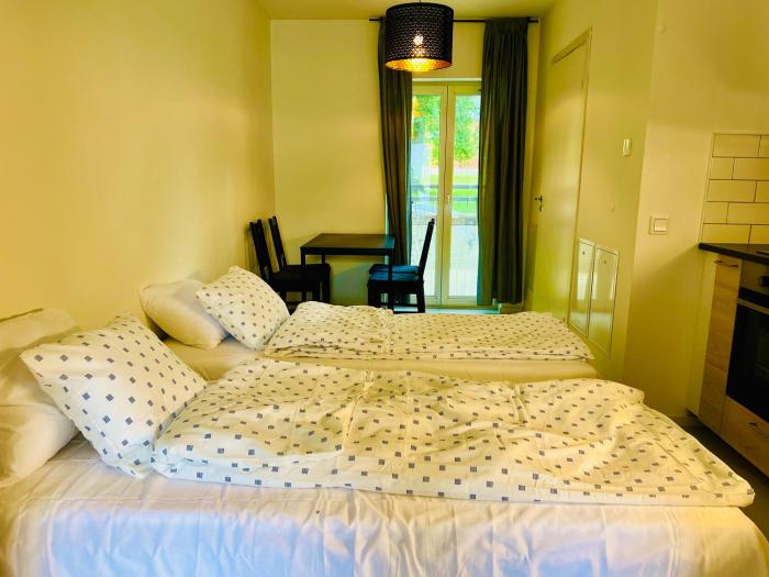 Cozy home with 3 single bed in Eslöv station