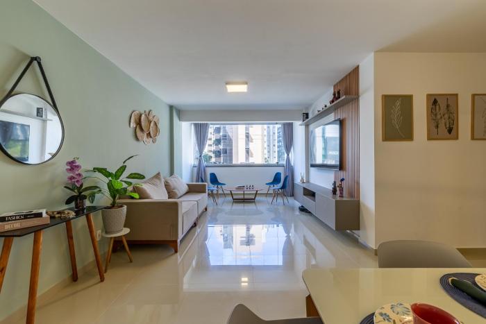 Maravilhoso Apê 3 Qto a 100m da Praia Ponta Verde