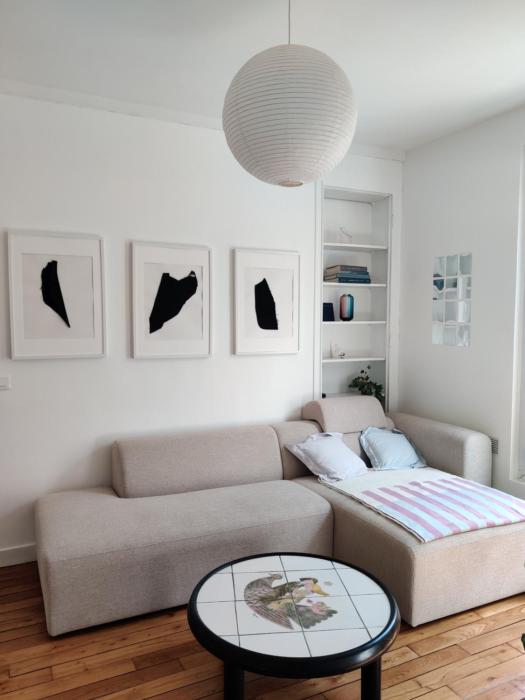 Appartement design, parisien très lumineux