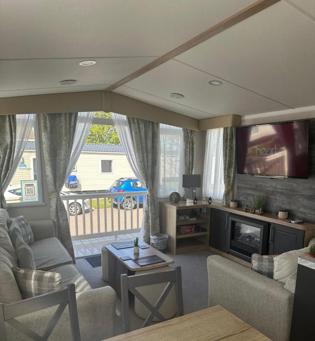 3 bed presitage caravan Doniford Bay