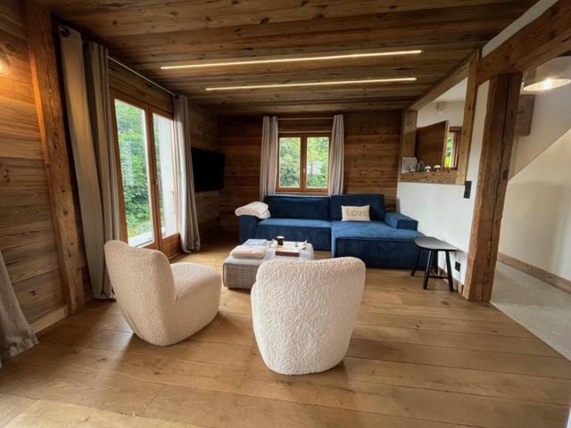 Chalet Taïga face au Montblanc et à 7min de Megève